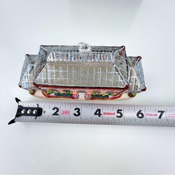 Biltmore Estate Blown Glass Christmas Tree Ornament Biltmore Conservatory 3D - Picture 7 of 8